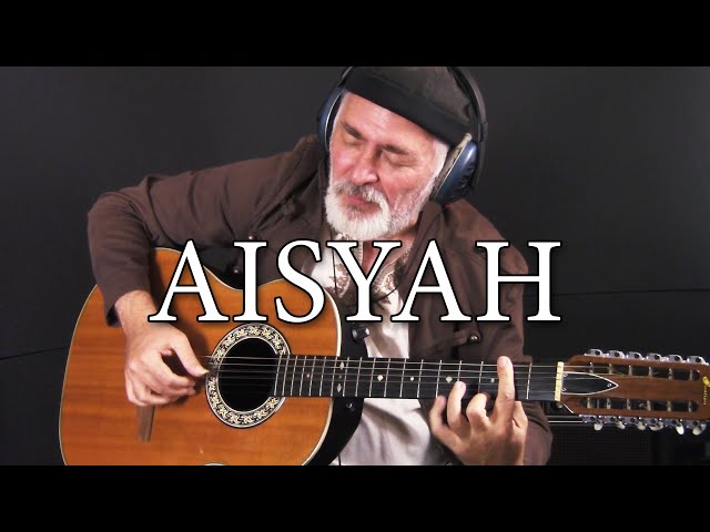 AISYAH ISTRI RASULULLAH (12/8 - string guitar fingersyle cover) lagu akustik
