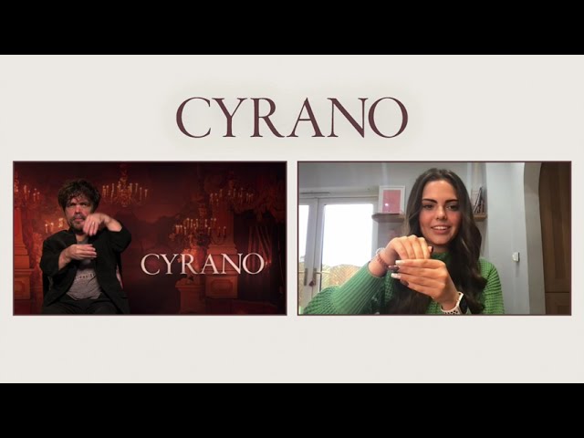 I interviewed Peter Dinklage for his new film Cyrano! - Isabella Signs