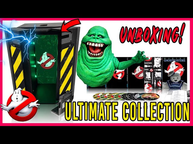 Ghostbusters Ultimate collection box unboxing 4k