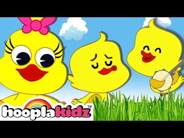 Five Little Ducks Song + More Nursery Rhymes Collection by HooplaKidz