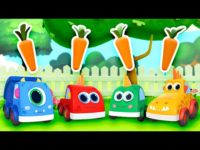Sing with Mocas - the Potato song for kids | Kids songs & nursery rhymes. Monster Cars songs.