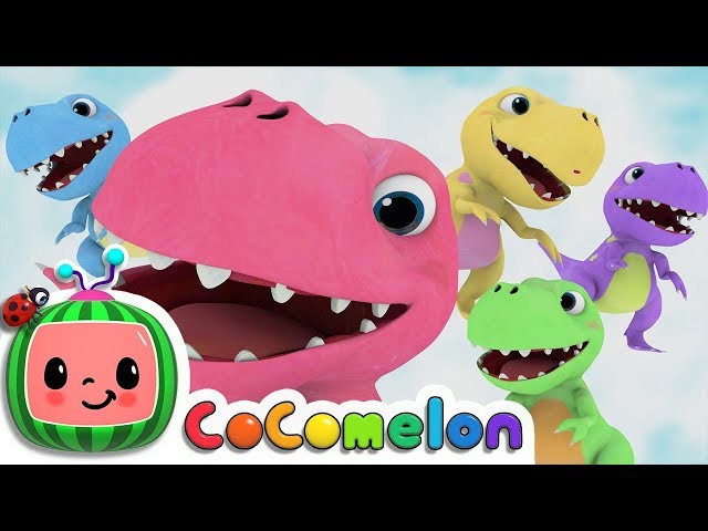 Five Little Dinosaurs | CoComelon Nursery Rhymes & Kids Songs