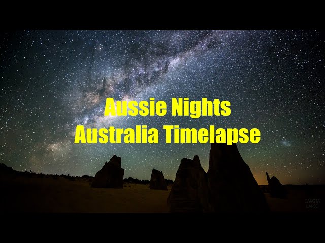 Aussie Nights - Australia Time Lapse 4K