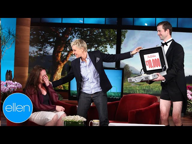 Ellen Called Her at Home But She Was Sitting In The Audience!