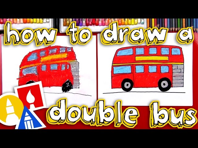 How To Draw A Double Decker Bus