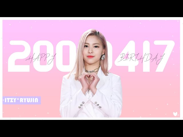 있지 류진, 'HAPPY BIRTHDAY RYUJIN OF ITZY' APR 17 #HAPPYRYUJINDAY [NewsenTV]