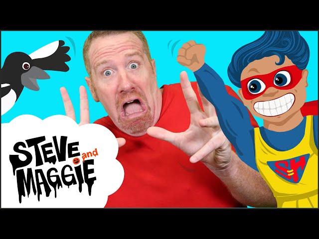 Trick or Treat Halloween Story for Kids from Steve and Maggie | Wow English TV