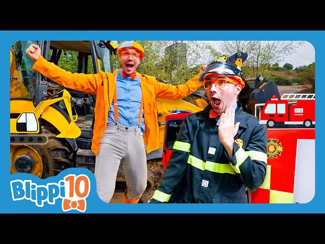 Blippi's Top 10 Moments with Vehicles! | Blippi's Top 10 | Educational Videos for Kids