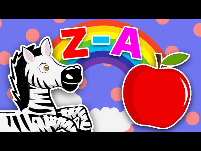 ABC Song - Z to A! | Learn the Alphabet BACKWARDS | Pocket Preschool
