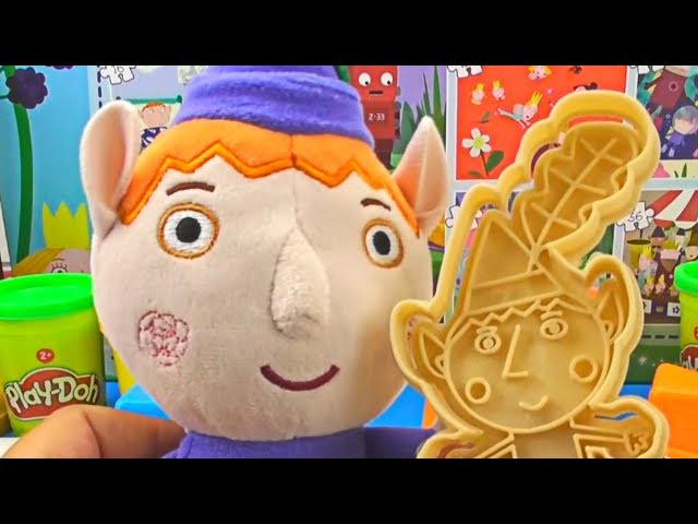 Ben and Holly Play Doh & Kinetic sand Makes ! ben and holly toys video ! Video for Kids