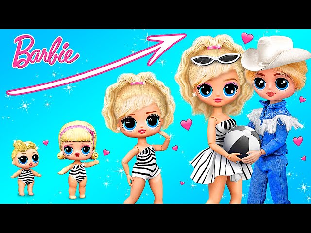 LOL Growing Up in Barbie's Look! 30 LOL OMG DIYs