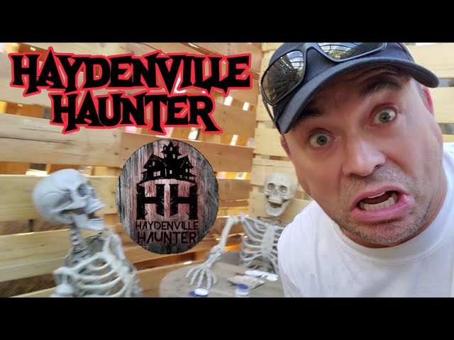 DIY Halloween Prop Ideas - Haunted House Walkthrough Tour - HAYDENVILLE HAUNTER