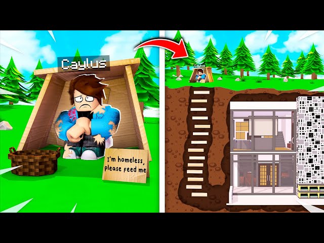 I Pretended To Be POOR But Secretly Had A MANSION! (Roblox Bloxburg)