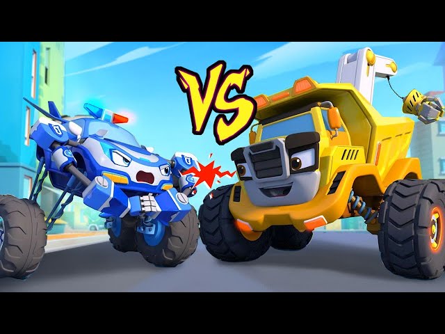 Who’s the Best Monster Car? | Police Cartoon | Monster Truck | Kids Songs | BabyBus