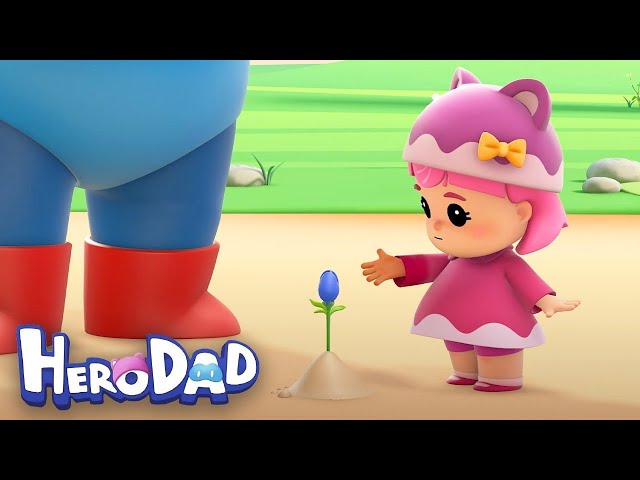 Why won't the flower bloom? | Hero Dad | Cartoons for Kids | WildBrain Wonder