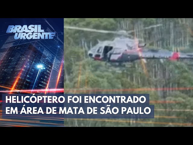 Helicóptero encontrado: Comandante Hamilton comenta operação de busca | Brasil Urgente