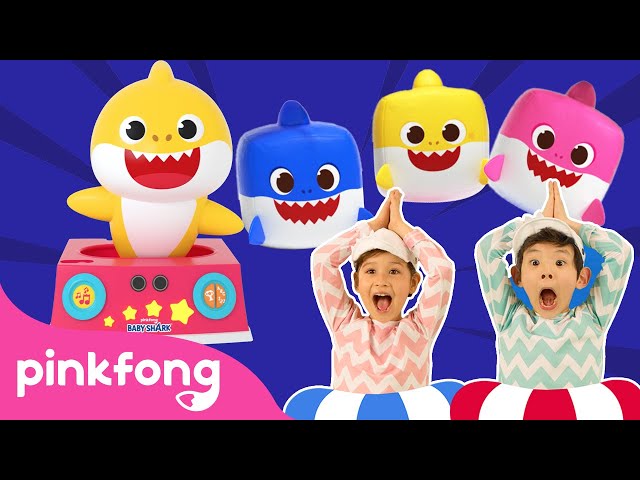 Play with Baby Shark Toys | Stacking Cups, Bubble Blaster, Dancing DJ | Baby Shark Songs | Pinkfong