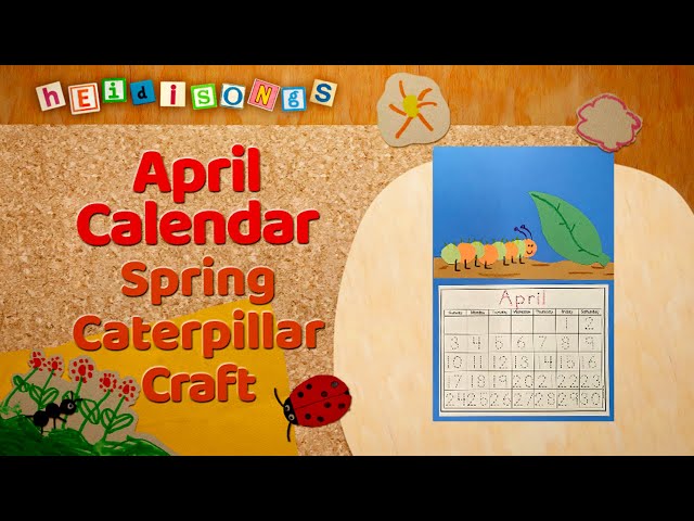 April Calendar - Crafts with Miss Kim