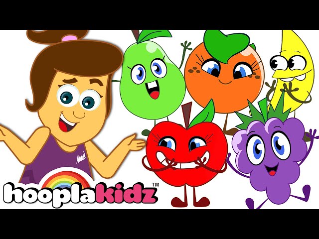 Yummy Fruits Song + More HooplaKidz Nursery Rhymes and Kids Songs