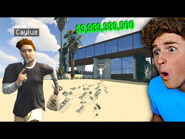 I ROBBED My Little Brothers MANSION In GTA 5 Roleplay..