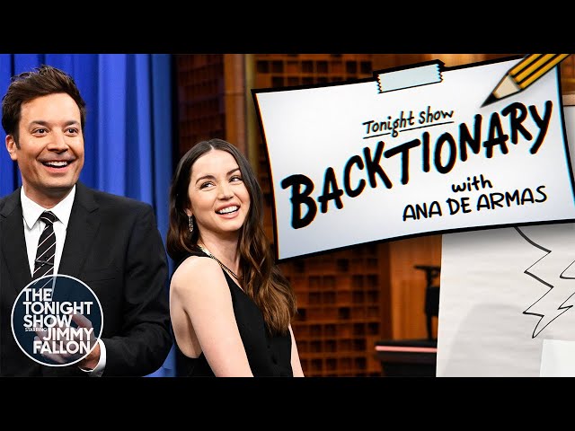 Backtionary with Ana de Armas | The Tonight Show Starring Jimmy Fallon
