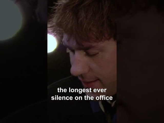 the longest moment of silence on The Office US | #Shorts | Comedy Bites