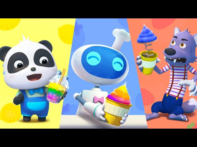 Rainbow Bubble Tea Song | Colors Song | Kids Songs | Cartoon for Kids | BabyBus