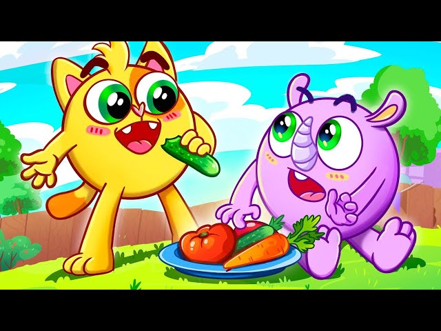 Yummy Vegetables 🥕 | Funny Kids Songs 😻🐨🐰🦁 And Nursery Rhymes by Baby Zoo
