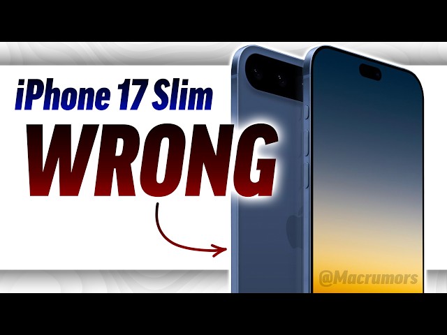 iPhone 17 Slim Leaks - Why Everyone is WRONG!