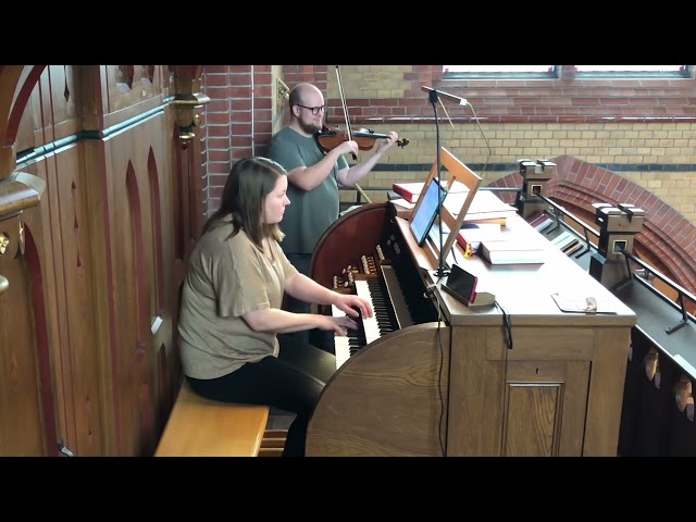 Godtlandvals - Norwegian waltz on church organ and violin