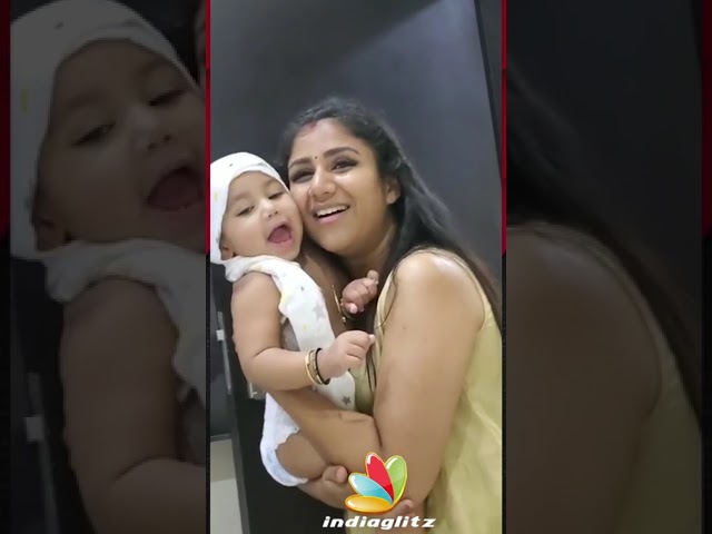 Alya Manasa's Cute Dance With Baby | Sanjeev, Raja Rani Serial #Shorts