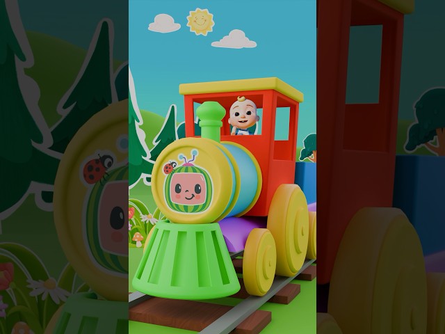 Which Train Color Will Win?! Learn Colors with CoComelon! #shorts