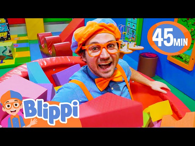 Learn Colors and Draw Shapes with Blippi! | BEST OF BLIPPI TOYS | Educational Videos for Kids