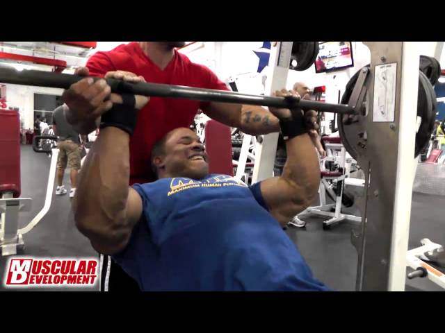 Victor Martinez Trains Arms - 2013 Mr. Olympia Prep