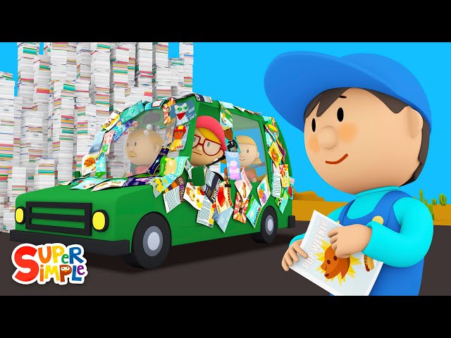 Oh, no! A Family Van is plastered with Magazines | Carl's Car Wash