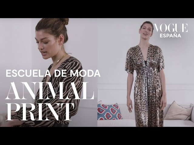 Cómo llevar el animal print en verano | Escuela de Moda | VOGUE España