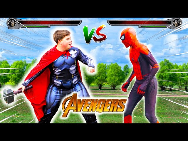 Spiderman Vs Thor! - Funny Avengers Fights