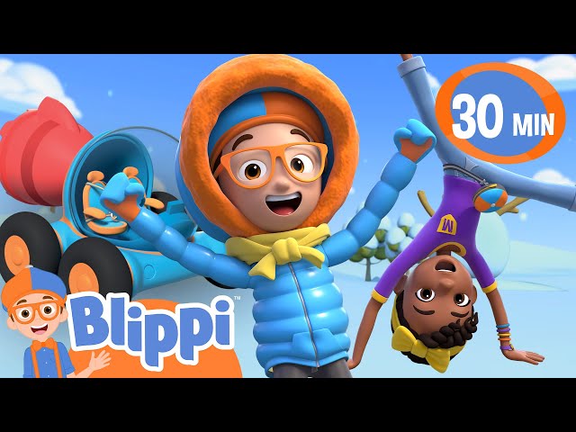 Road Trip To The Snow! | Blippi and Meekah Podcast | Blippi Wonders Educational Videos
