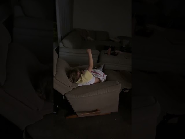 Toddler Pretending to Be Asleep Falls for Parents' Trick