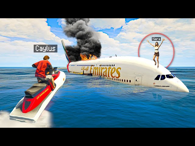 I SAVED My GIRLFRIEND From A PLANE CRASH In GTA 5 RP..