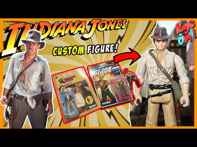 I destroyed 3 figures to make one!! Custom Retro Indiana Jones Streets of Cairo Hasbro Kenner style