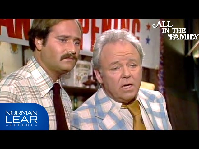 All In The Family | Mike Works At Archie Bunker's Place | The Norman Lear Effect