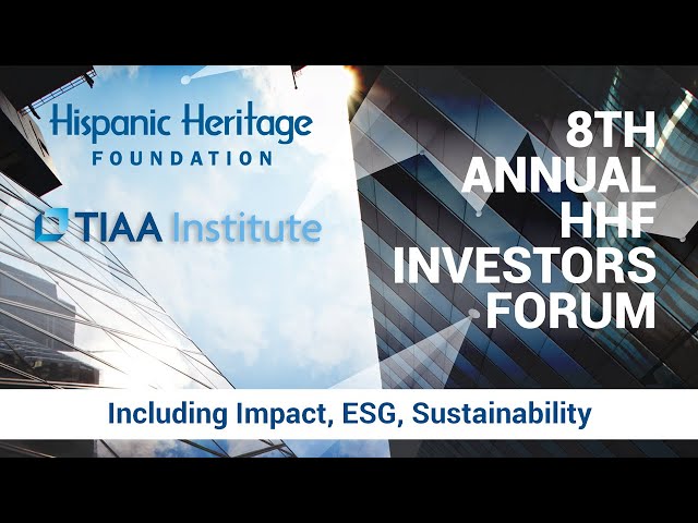 8th Annual HHF Investors Forum: Including Impact, ESG, Sustainability - June 3, 2021