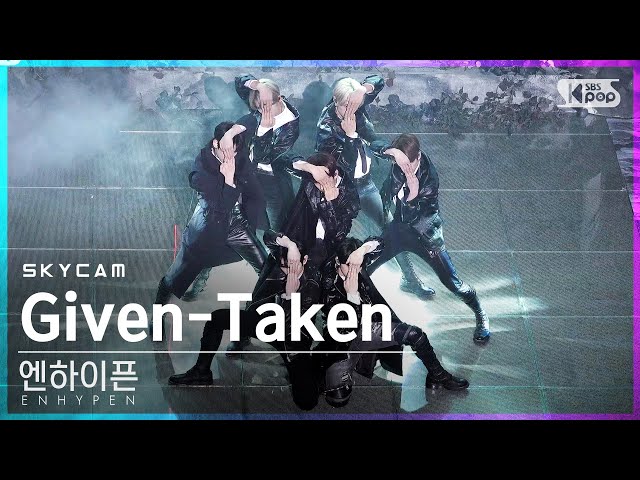 [항공캠4K] 엔하이픈 'Given-Taken' (ENHYPEN Sky Cam)│@SBS Inkigayo_2020.12.06.