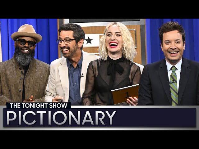 Pictionary with Ray Romano and Zoe Lister-Jones | The Tonight Show Starring Jimmy Fallon