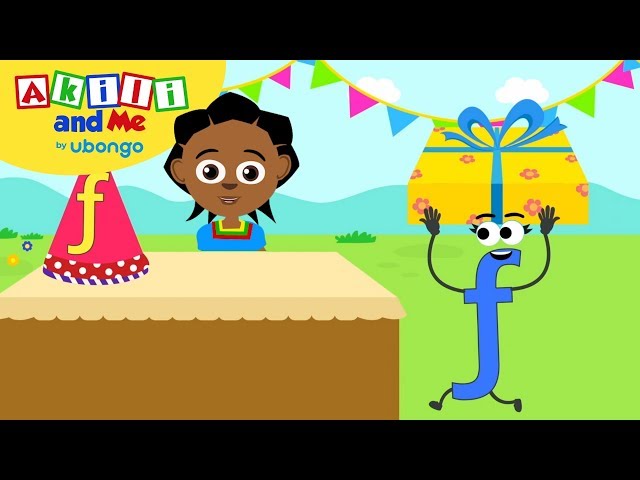 Learn Letter F! | The Alphabet with Akili | Cartoons for Preschoolers