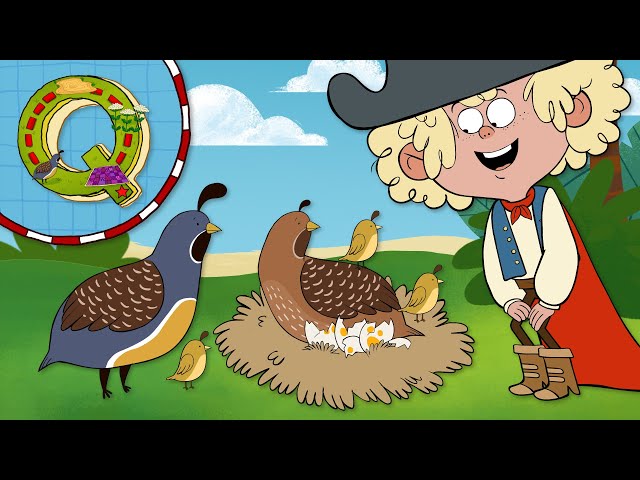 Captain Seasalt & The ABC Pirates visit "Q" island to learn about words that start with "Q"