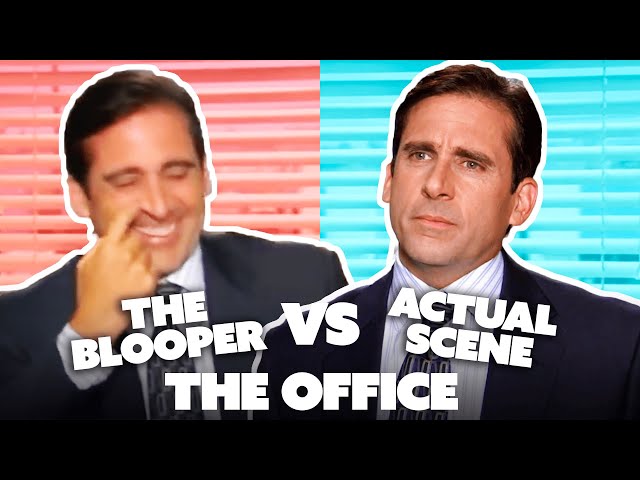 The Office Bloopers VS Actual Scene (Part Two!) | Comedy Bites