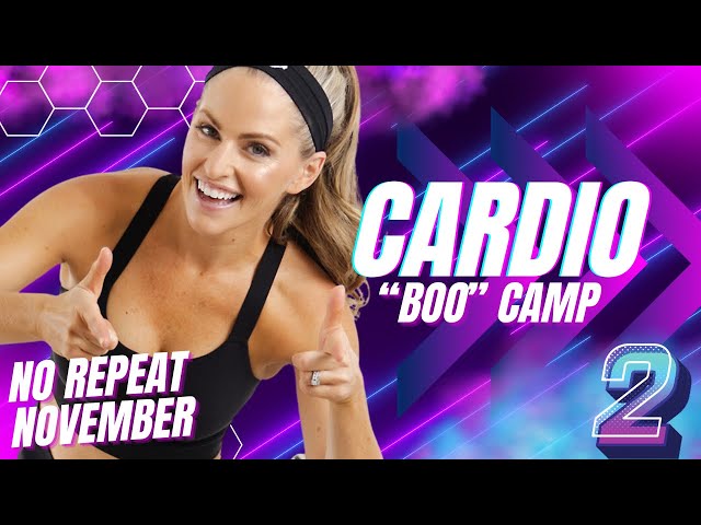 30 Minute HALLOWEEN CARDIO BOO CAMP No Equipment Home Workout (NO REPEAT DAY #2)