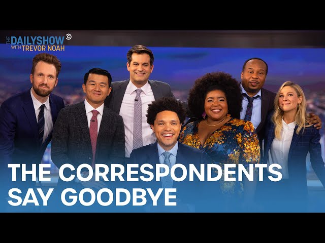 Farewell to Trevor from the Correspondents | The Daily Show